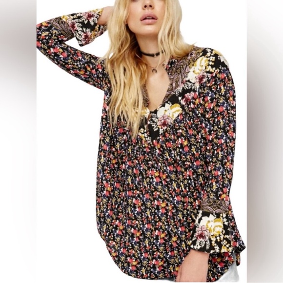 Free People Wildflower Fields Tunic Large - Picture 1 of 13